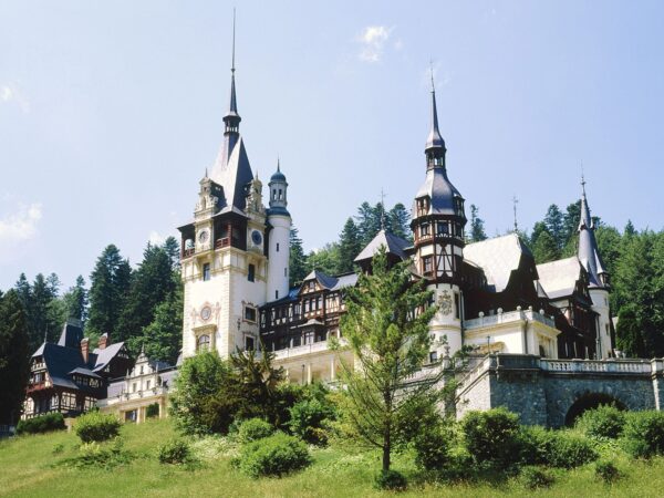 peles castle, transylvania, romania